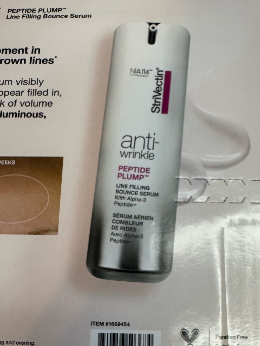 2 Piece  StriVectin Peptide Plump Line Filling Bounce Serum - Picture 2 of 7